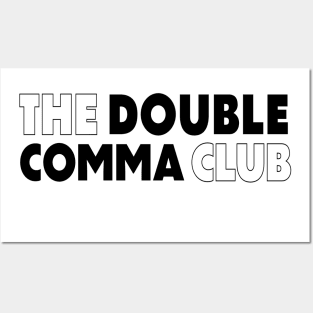 The Double Comma Club transparent Posters and Art